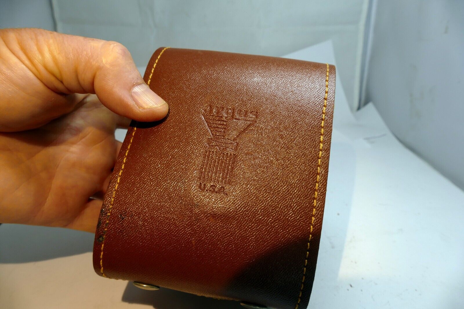 Argus TLR  Seventy-five camera super   leather case USA