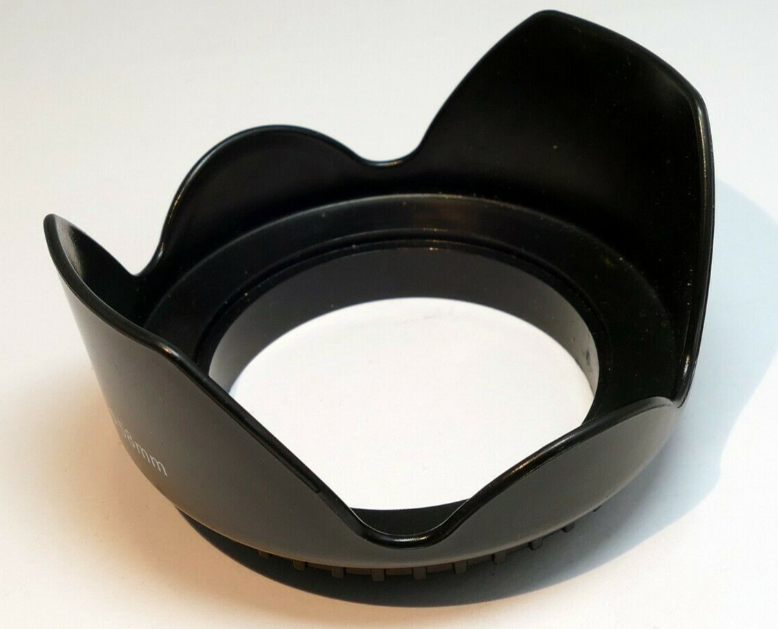 58mm Threaded Lens Hood shade petal shaped plastic