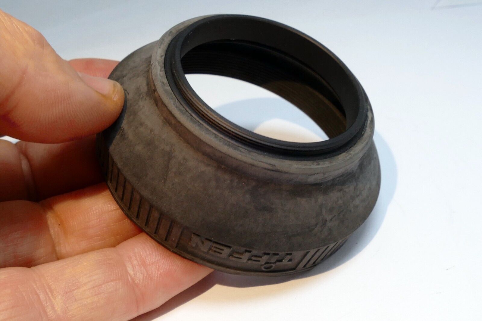 Tiffen 49mm  Rubber Lens Hood Shade  double threaded for 50mm f1.7 f2
