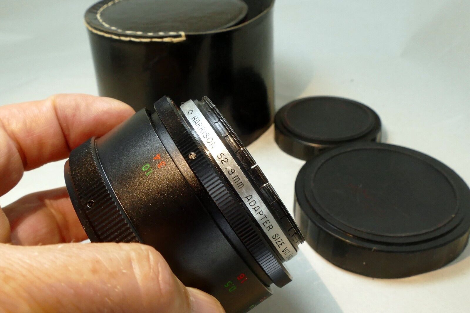 Tiger Macro zoom AUX Camera LENS Series VII 54mm threads - with heavy haze AS IS