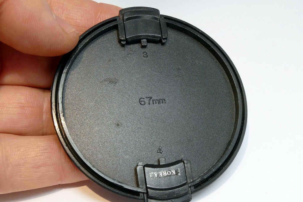 67mm snap on type Lens Front Cap black