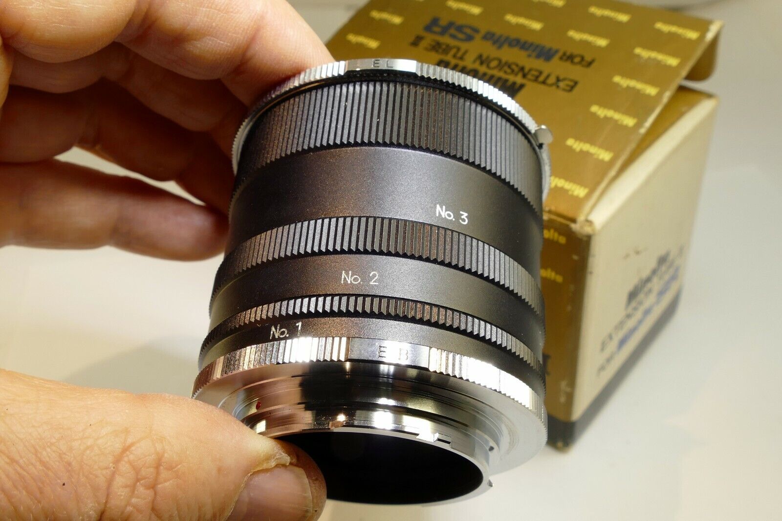 Minolta SR II Macro Tube Close up lens macro close-up EL EB 1 2 3 set