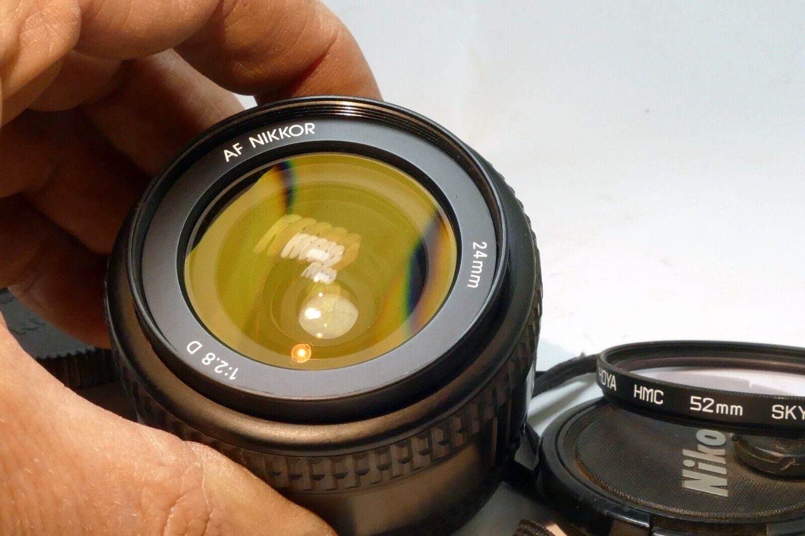 Nikon Nikkor AF 24mm F2.8 D Autofocus Lens  AS IS - parts - works manual mode