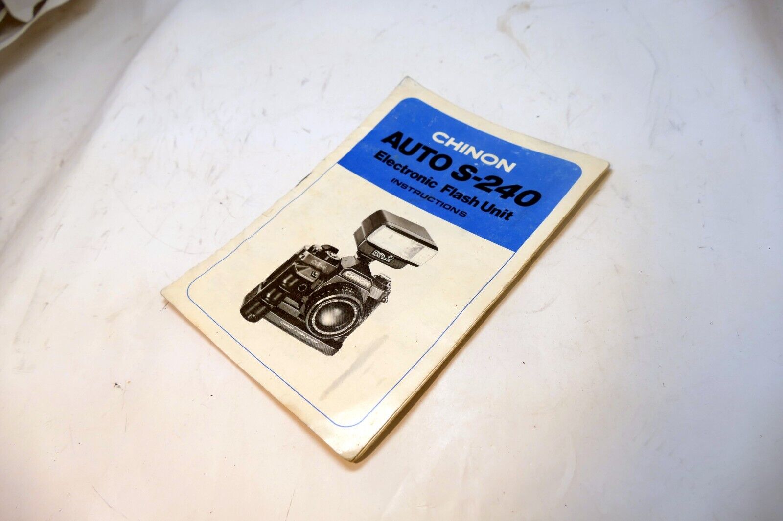 Chinon Auto S-240 Flash INSTRUCTION manual GUIDE English EN
