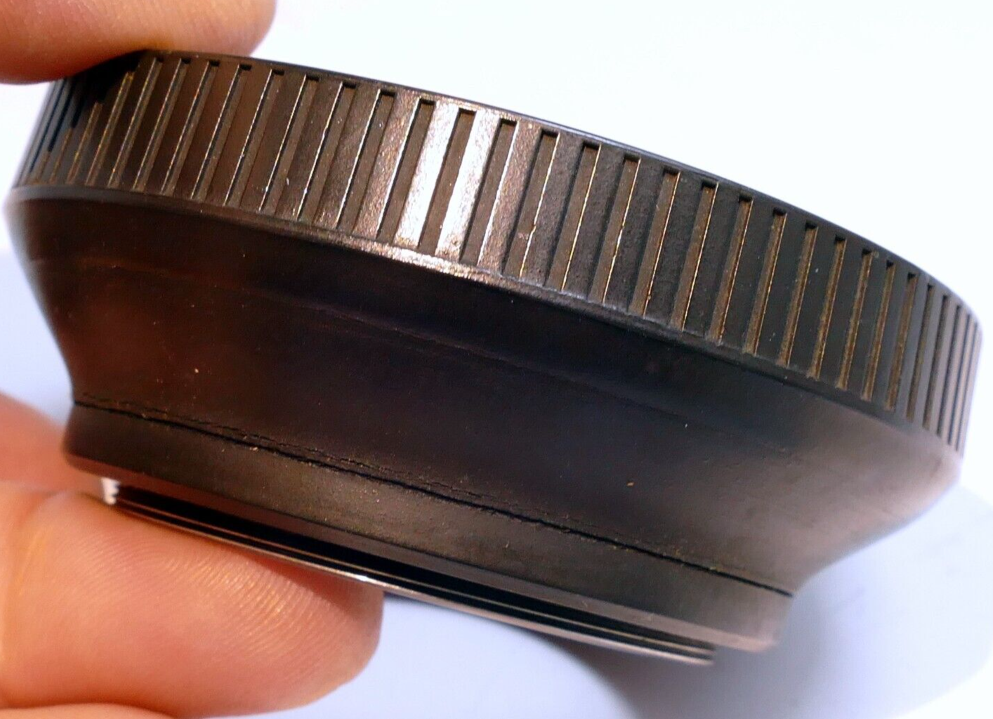 49mm Lens Hood Shade rubber threaded screw in for 50mm f1.9