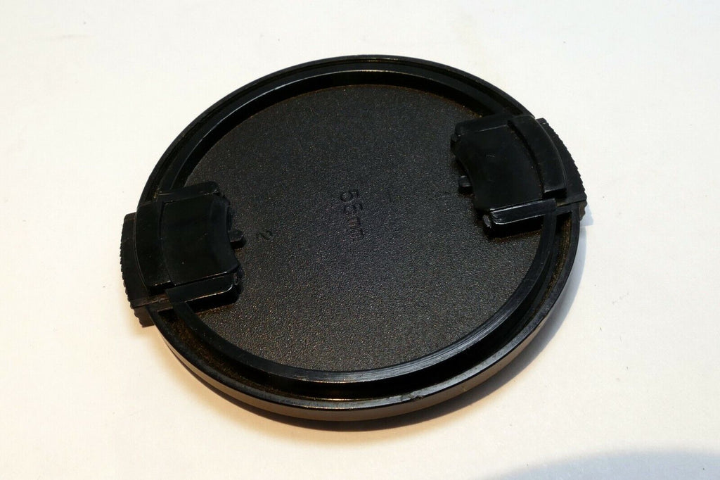 Kalimar 55mm Front Cap lens  plastic black with white logo