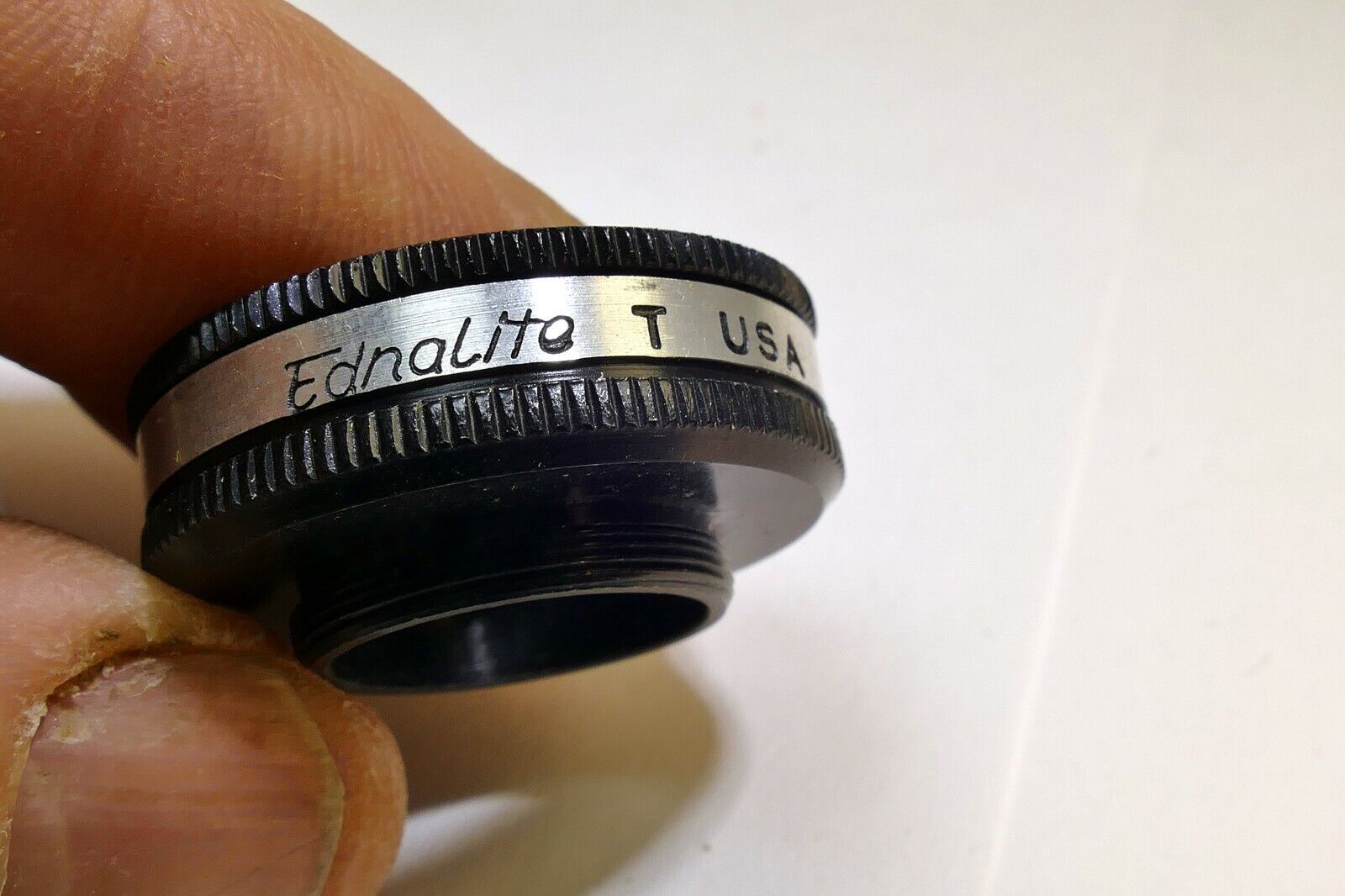 Ednalite T series IV 4 Filter holder  w/ retaining ring 18mm screw in type