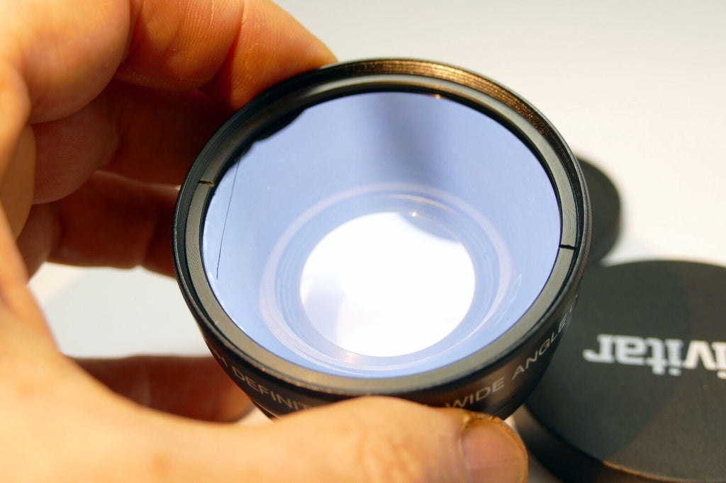 58mm threaded Vivitar  HD wide angle 0.43X AF lens AUX MC High Definition