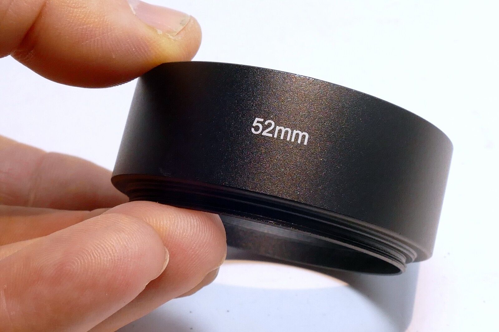 52mm Metal screw in type Lens Hood Shade for  telephoto lenses 105mm 135mm 150mm