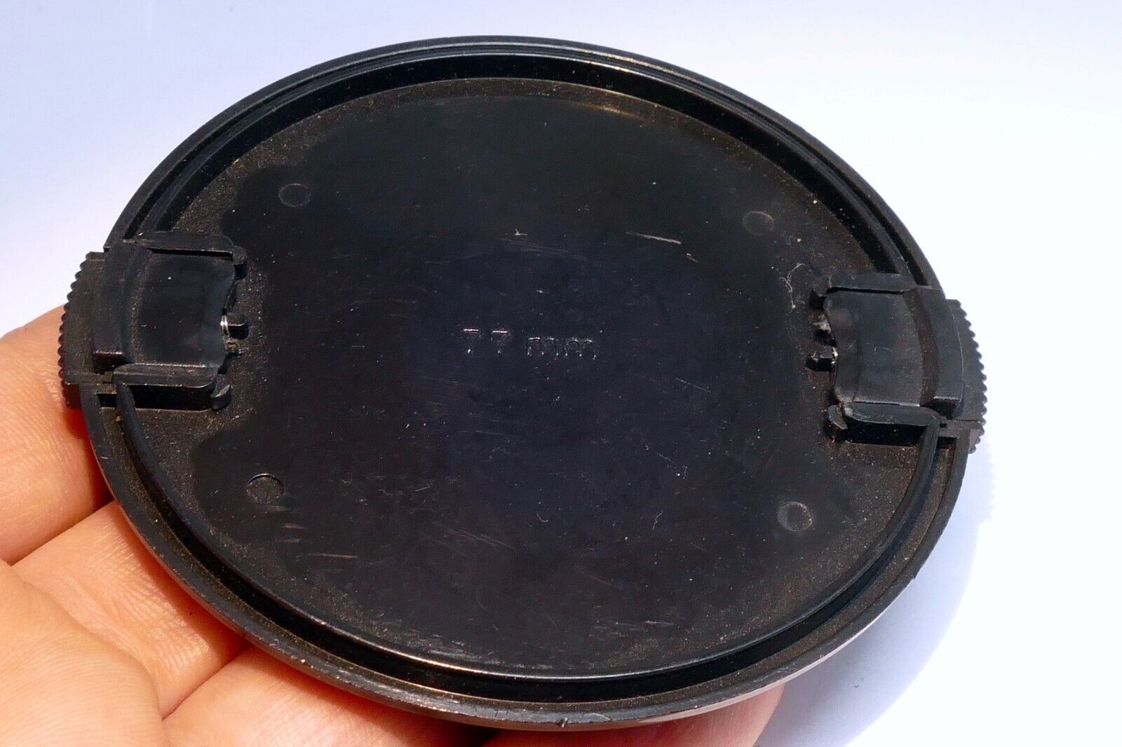 77mm Lens Front Cap  vintage snap on type