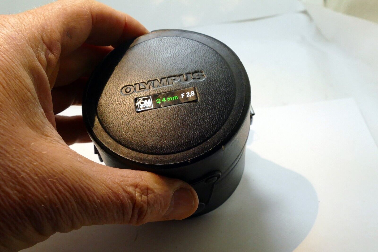 Olympus Hard Lens Case for OM 24mm f2.8 Auto Zuiko  -  genuine OEM