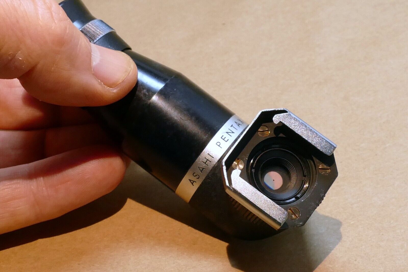25mm Pentax Spotmatic S2 S3 ES II F Right Angle Finder  90 Degree Viewfinder