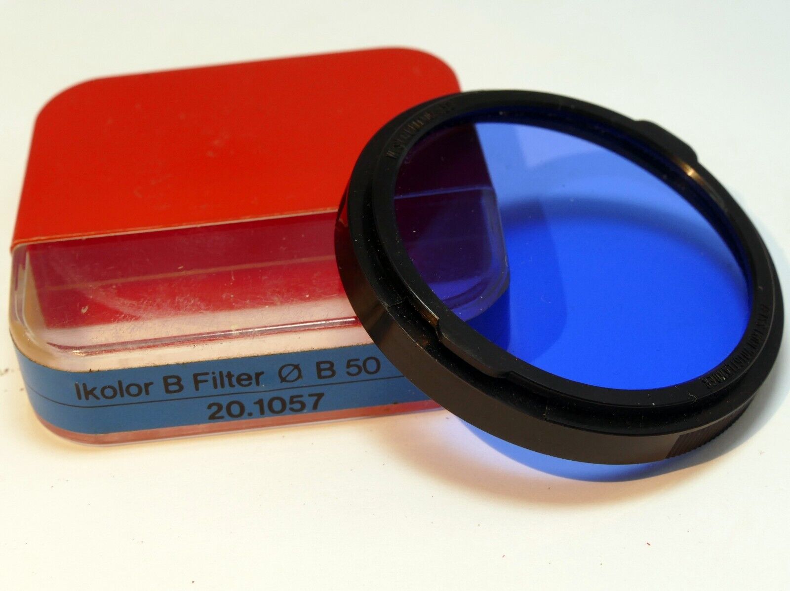 Carl Zeiss Ikon Ikolor B Filter B 50 2X 20.1057 Contarex Ultron 50mm Blue 80B C4