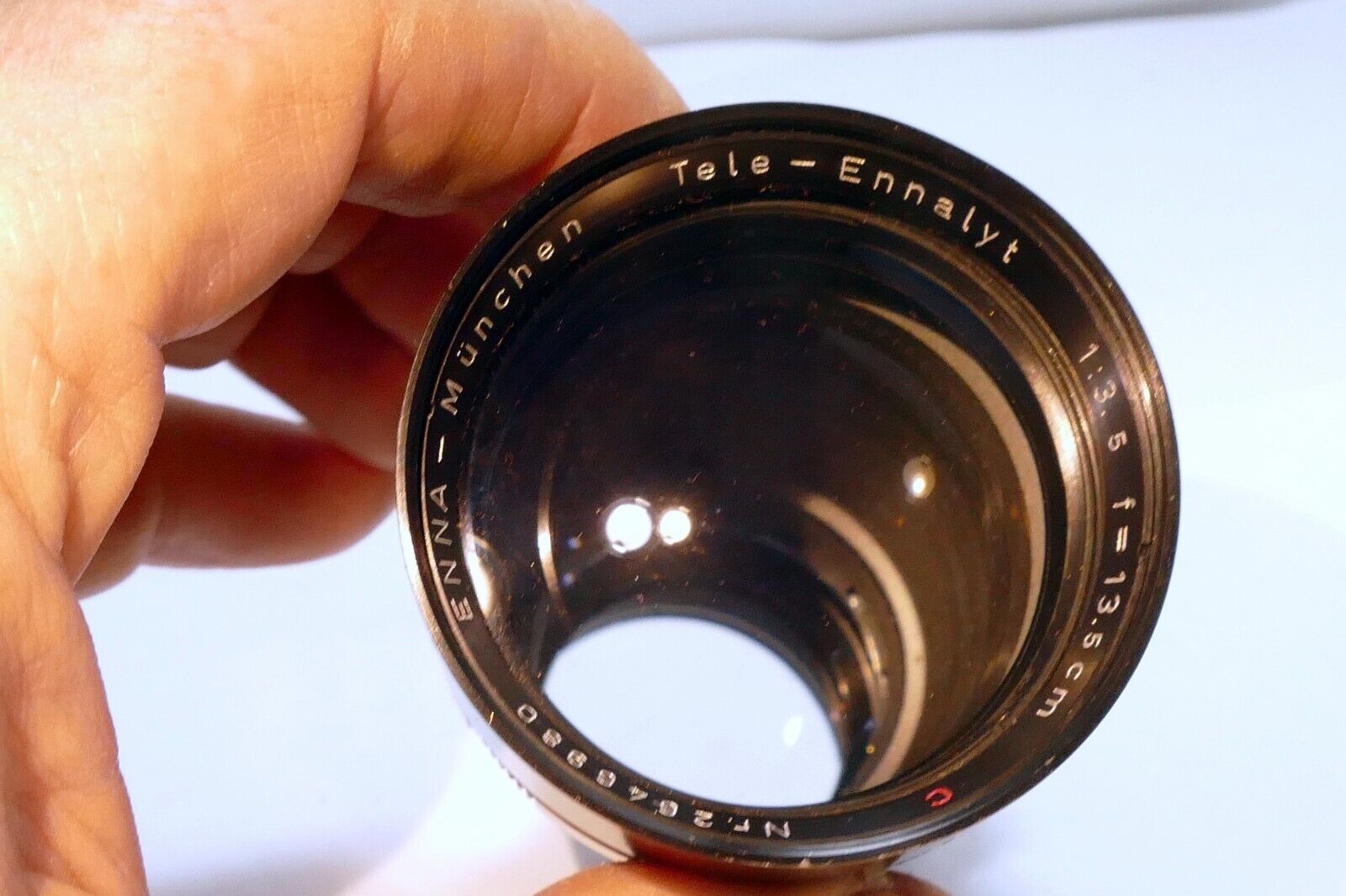 Enna-Munchen Tele-Ennalyt 135mm f3.5 Lens Exakta mount zebra