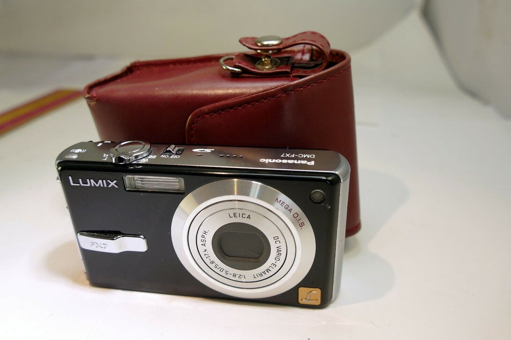 Panasonic Lumix DMC camera Protective Leather Pouch Case small 3.5X2.5X1.5"