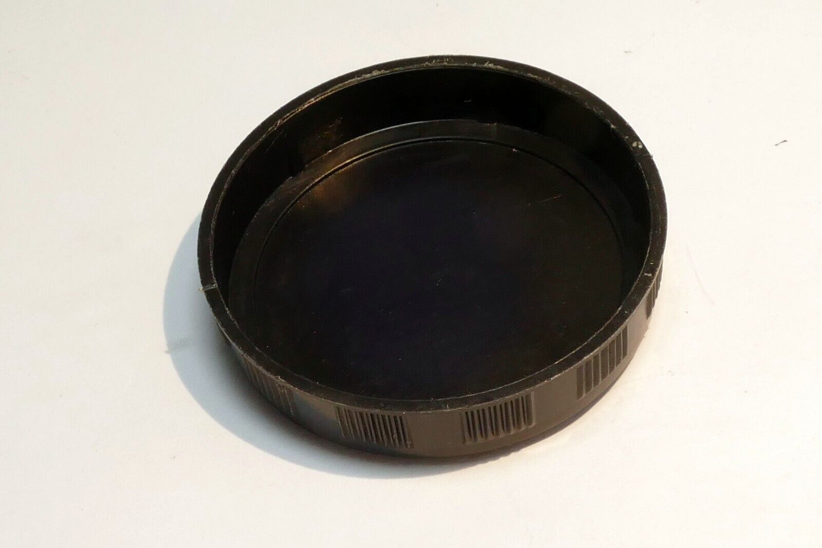 44mm slip on type for Olympus OM  Rear Plastic Lens Cap  vintage