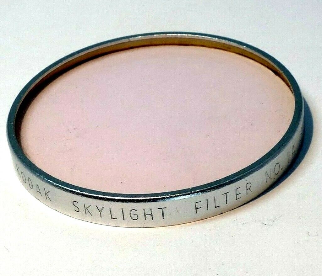Kodak Wratte Series 7 VII 50.8mm filter drop in 1A Color Conversion warming sky