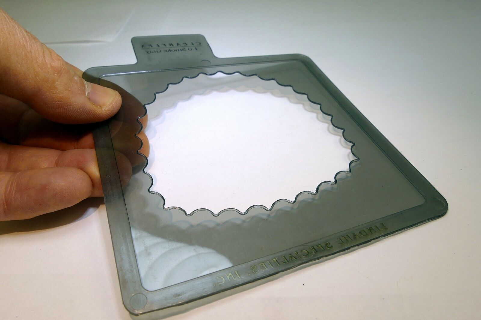 Large Vertical Group Lindahl Smoke Gray Vignette 4.5X4.5" Clearflex 