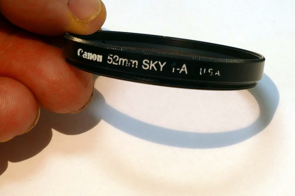 Canon 52mm Filter SKY 1-A skylight made in USA 50mm f1.4 nFD - EOM Original
