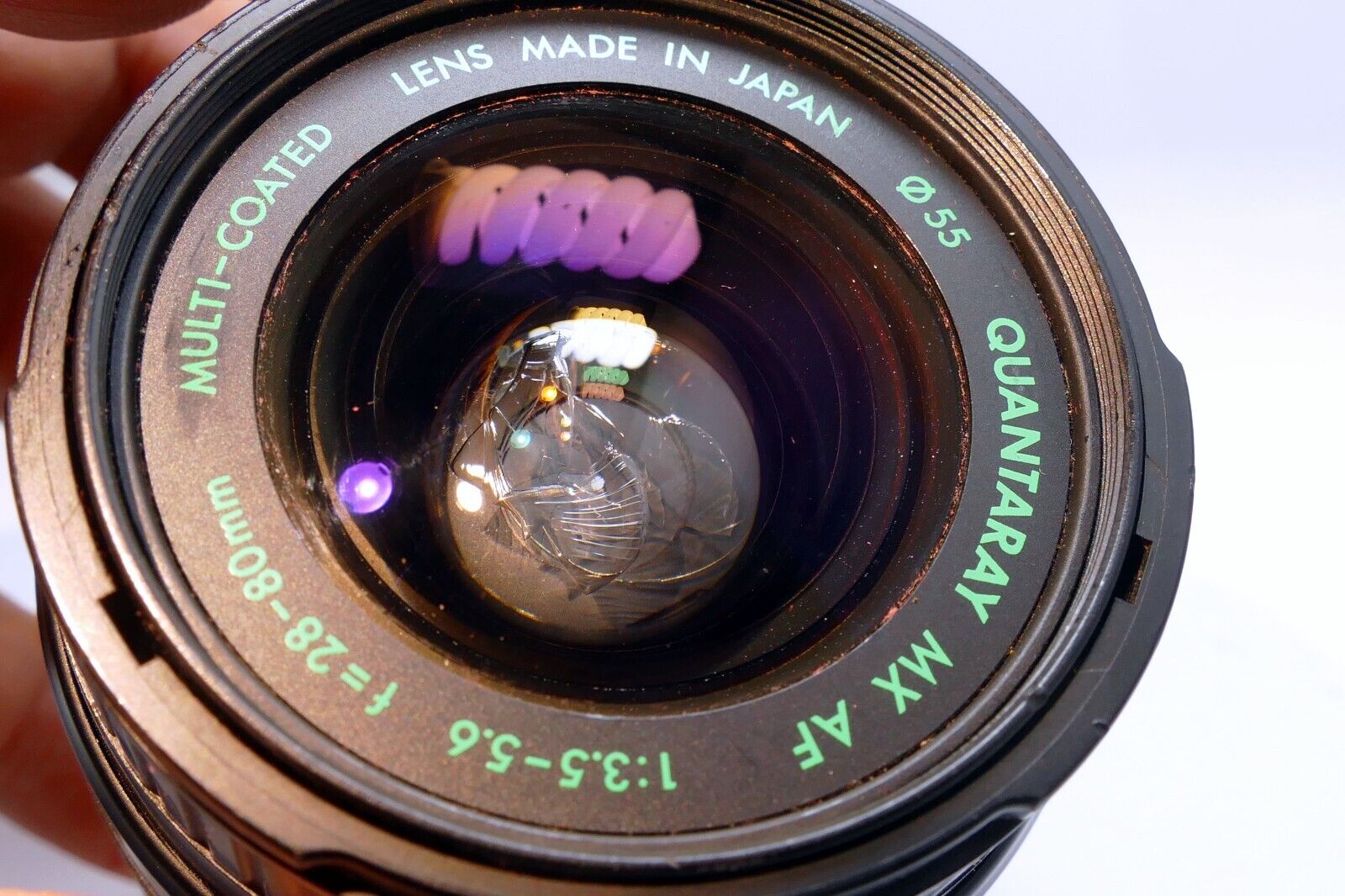 Quantaray 28-80mm f3.5-5.6 AF lens for Minolta AF Damaged parts or repair AS IS