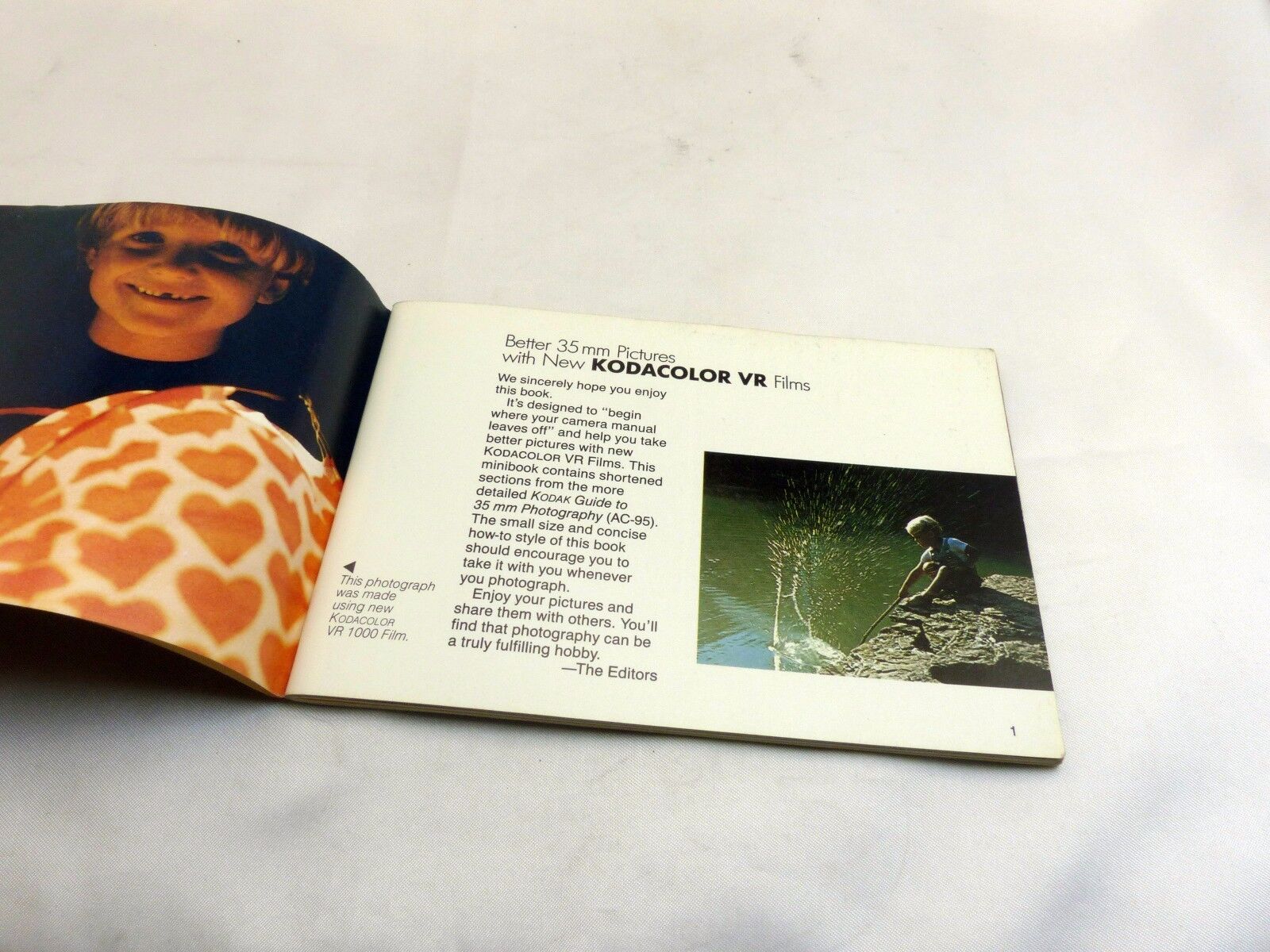 Kodak Better 35mm Pictures with Kodacolor VR Films Brochure Guide (EN) 70 pages