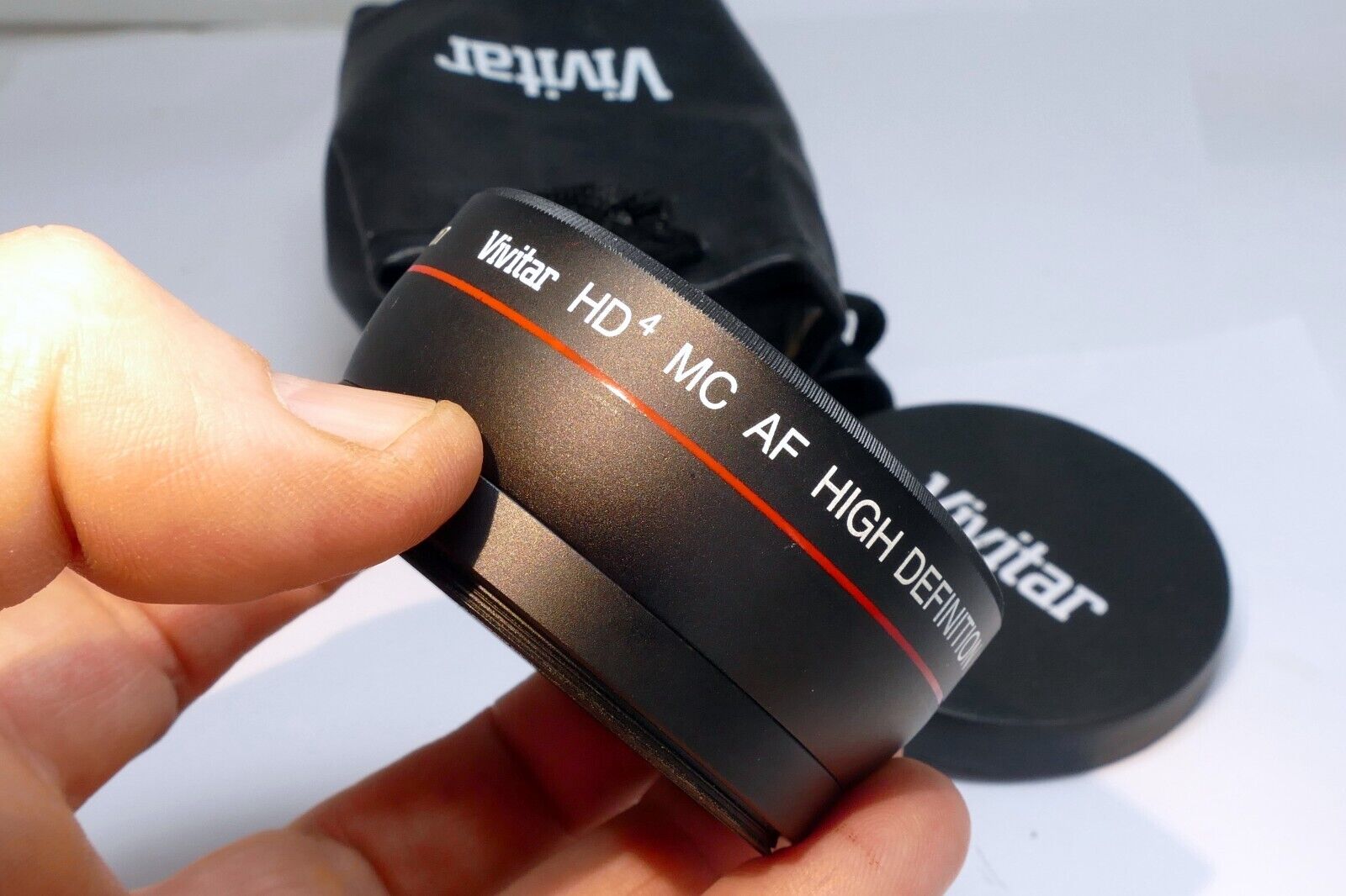Vivitar 58mm High Definition AF 0.43X wide angle lens HD for DC DV camcorder AUX