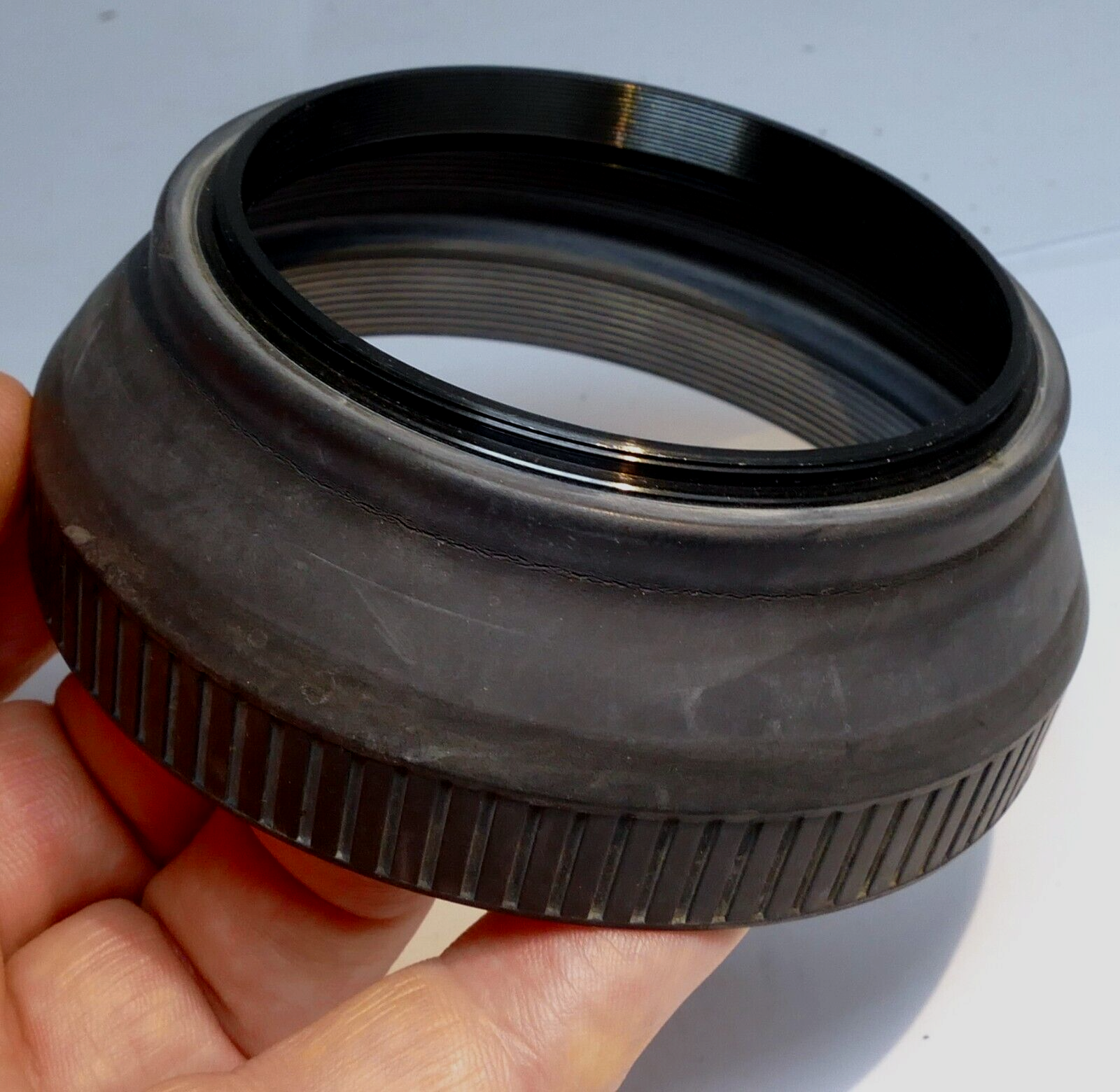 72mm Lens Rubber Hood shade collapsible double threaded for telephoto lenses 300