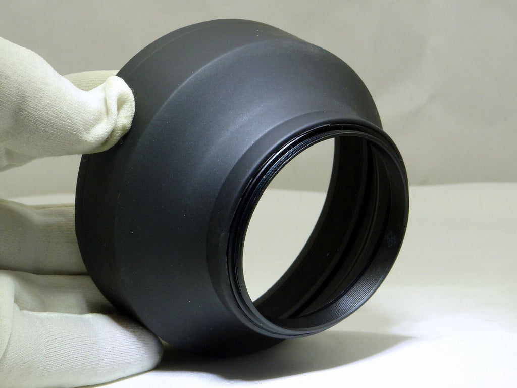 58mm Collapsible Rubber Lens Hood Shade 3-Way Wide Angle 28mm 50mm Telephoto 105