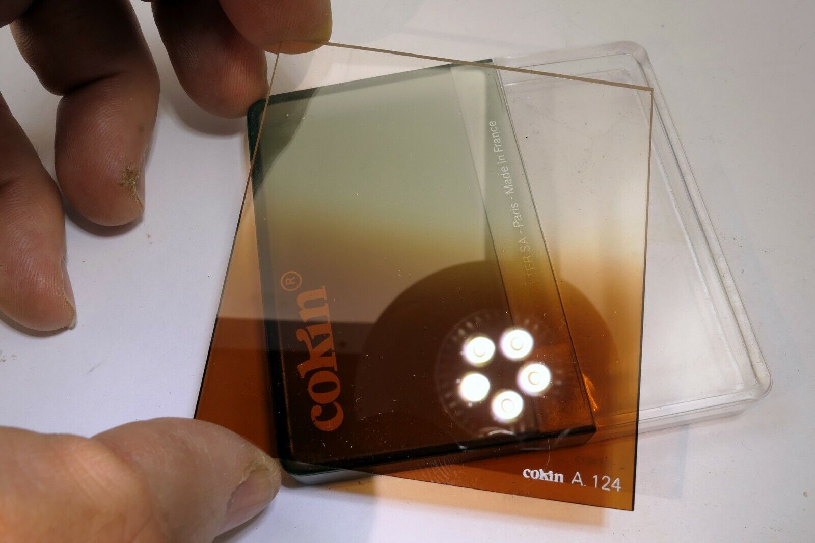 Cokin A 124 Gradual Tobacco T1  Filter Graduated square made in France sepia