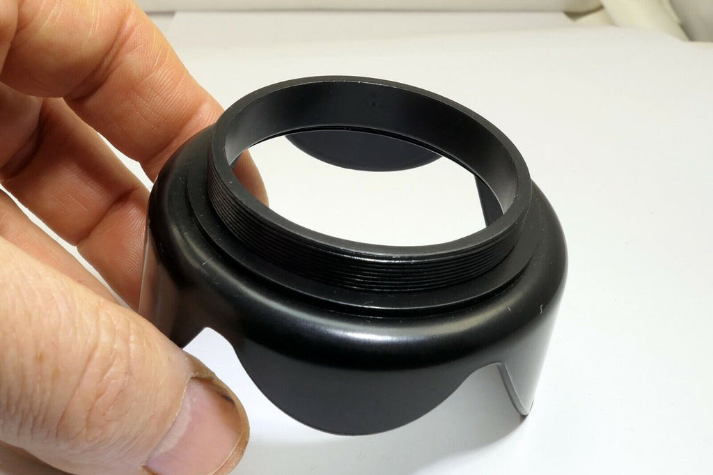 52mm threaded Petal tulip Lens Hood  Missing retaining ring - works