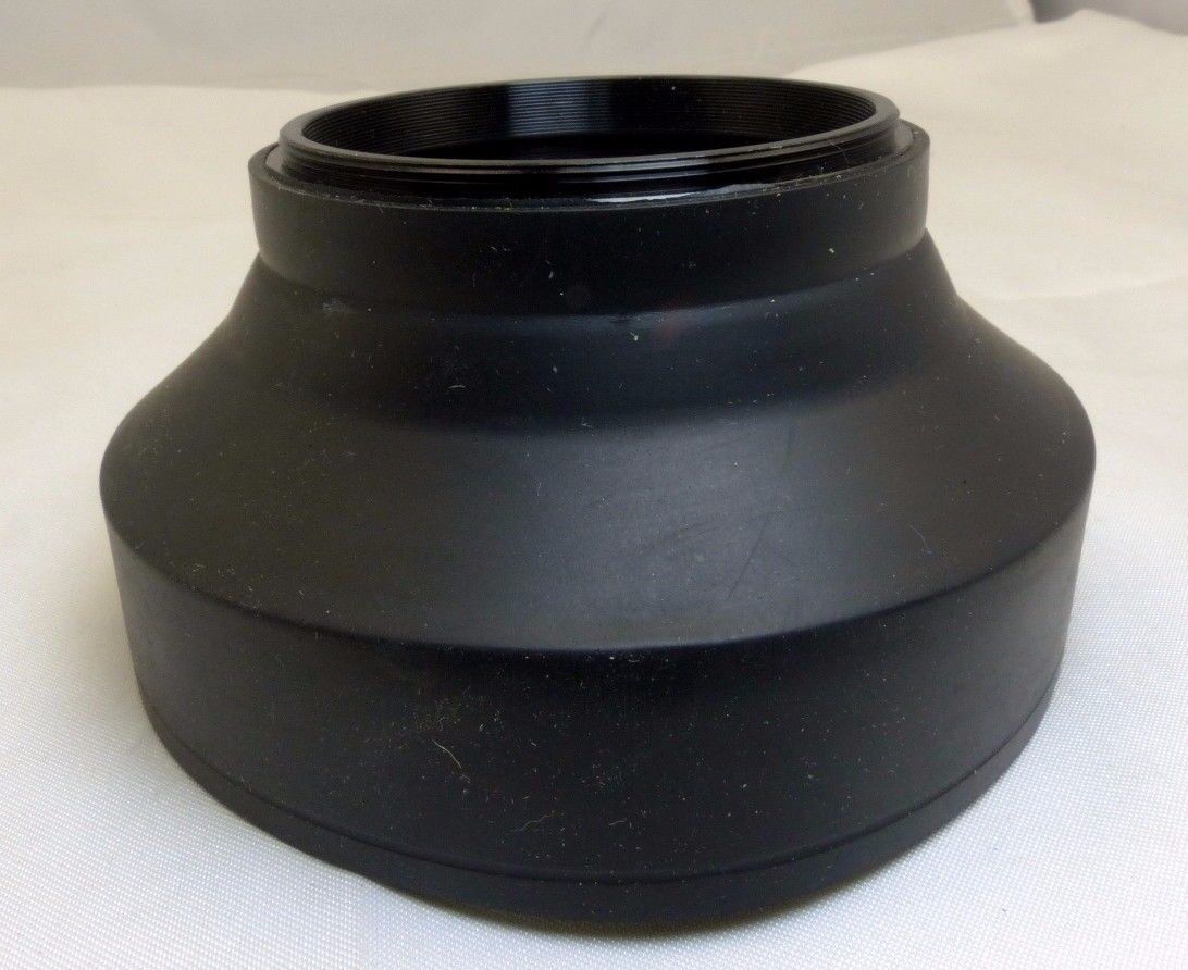 58mm Rubber  Lens Hood for wide and telephoto lenses 3-Way collapsible