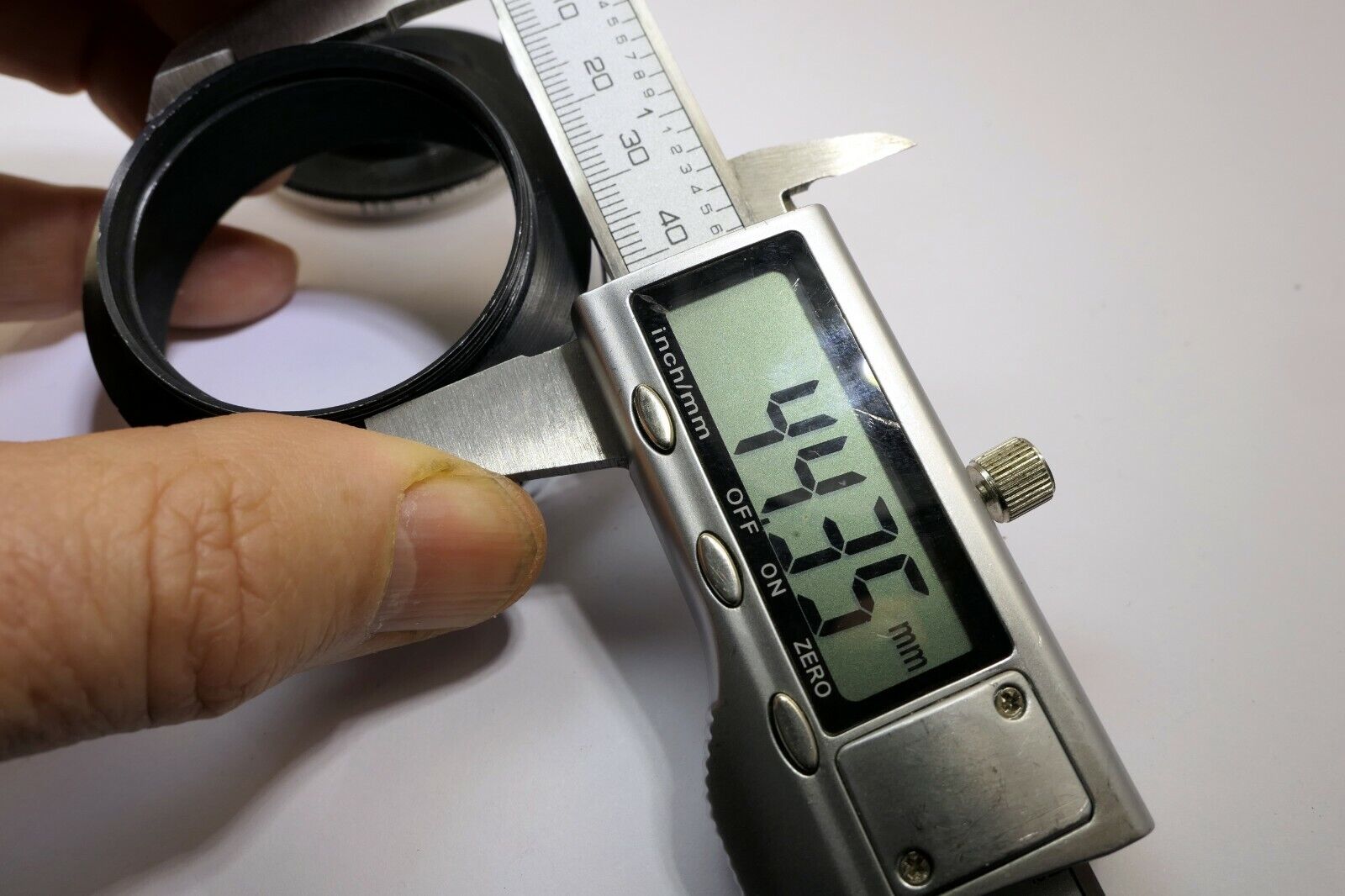 Harrison Series 6 VI 44mm OD lens hood shade metal w/ 30mm OD threads on bottom