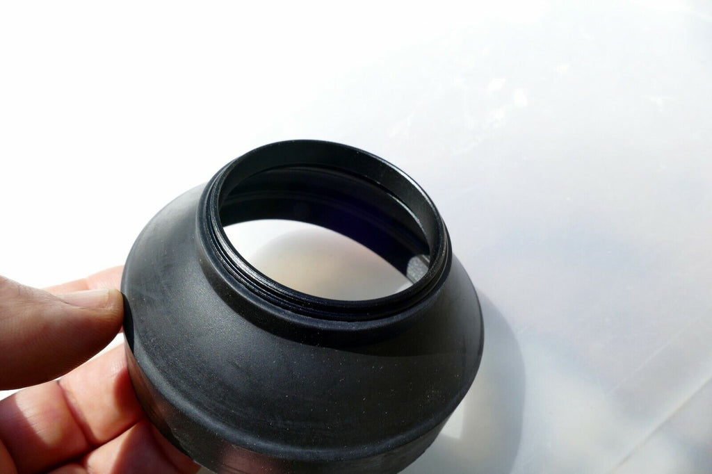 55mm Rubber Lens Hood Shade double threaded for Telephoto 135mm f2.8 f3.5