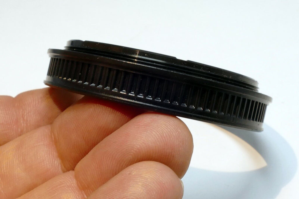 56mm to 56mm Filter ring adapter screw in threaded male to female Plastic