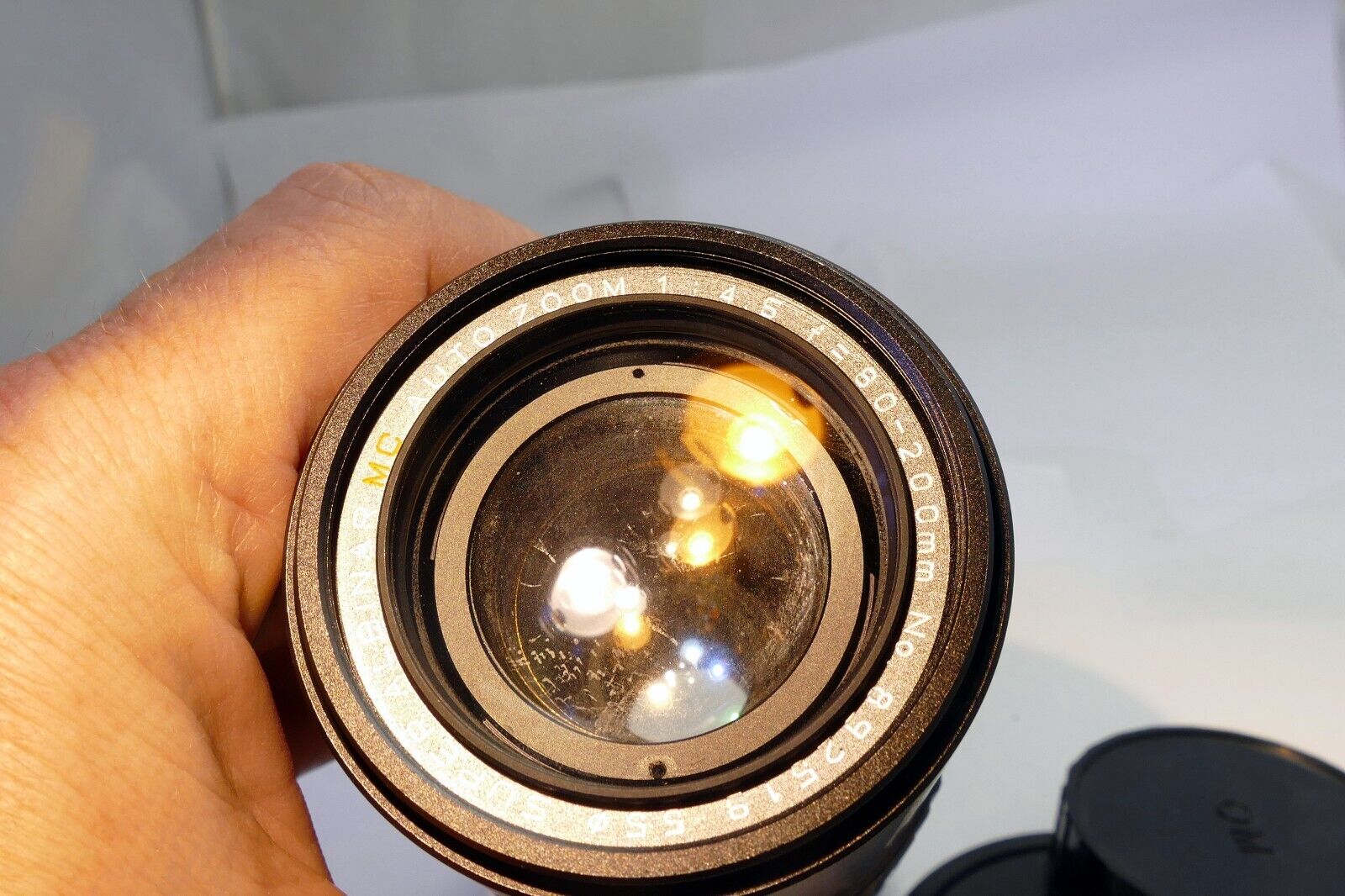 Albinar  80-200m f4.5 Lens for Olympus OM mount manual focus telephoto