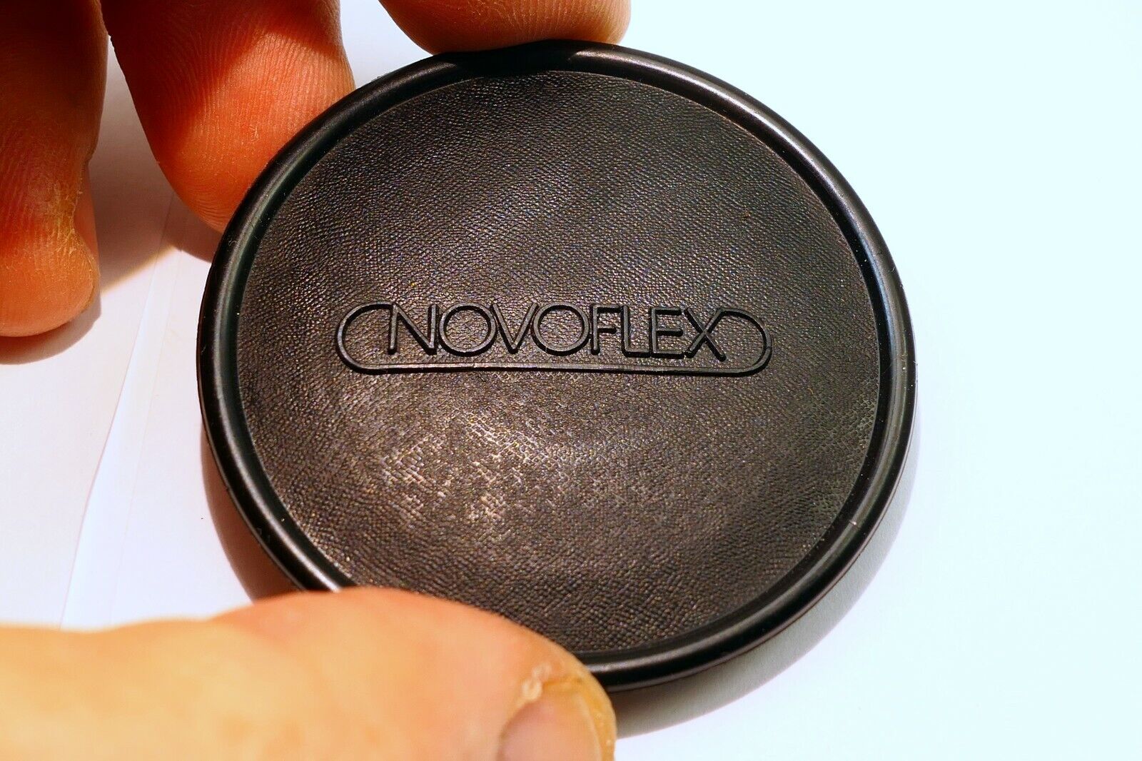 NOVOFLEX 44mm ID Front Lens Cap  vintage plastic slip on made in Germany