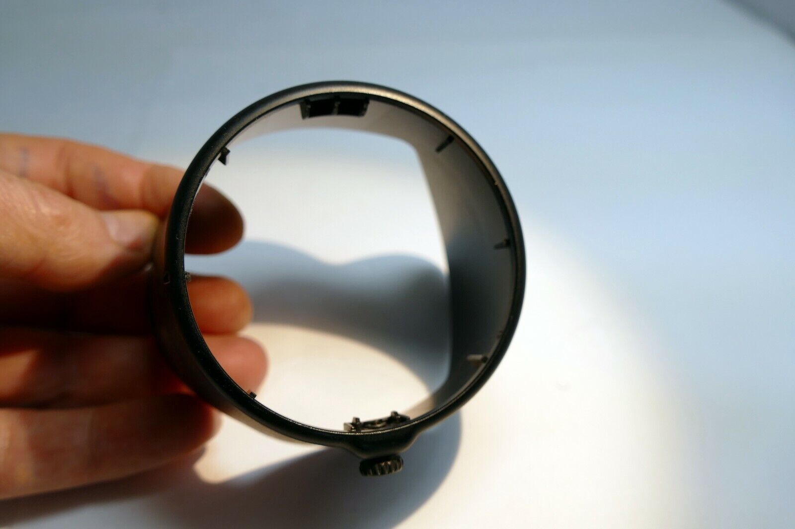 64.5mm ID Slip on type plastic Lens Hood unknown brand