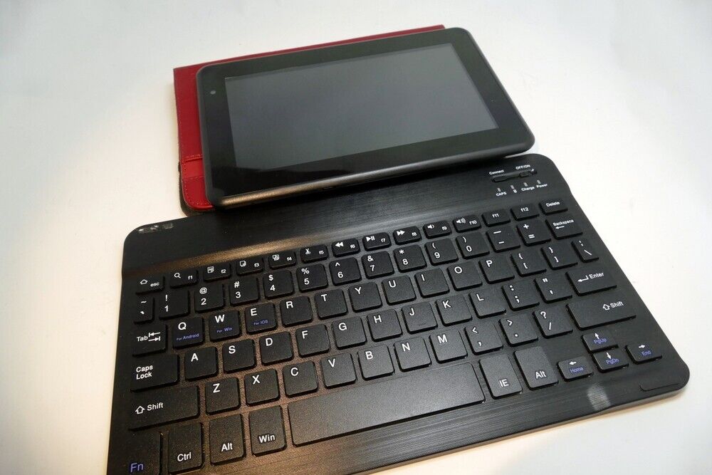 Ematic EGS004 Genesis Prime Android Tablet, 7" 512 MB RAM 4 GB w/ keyboard