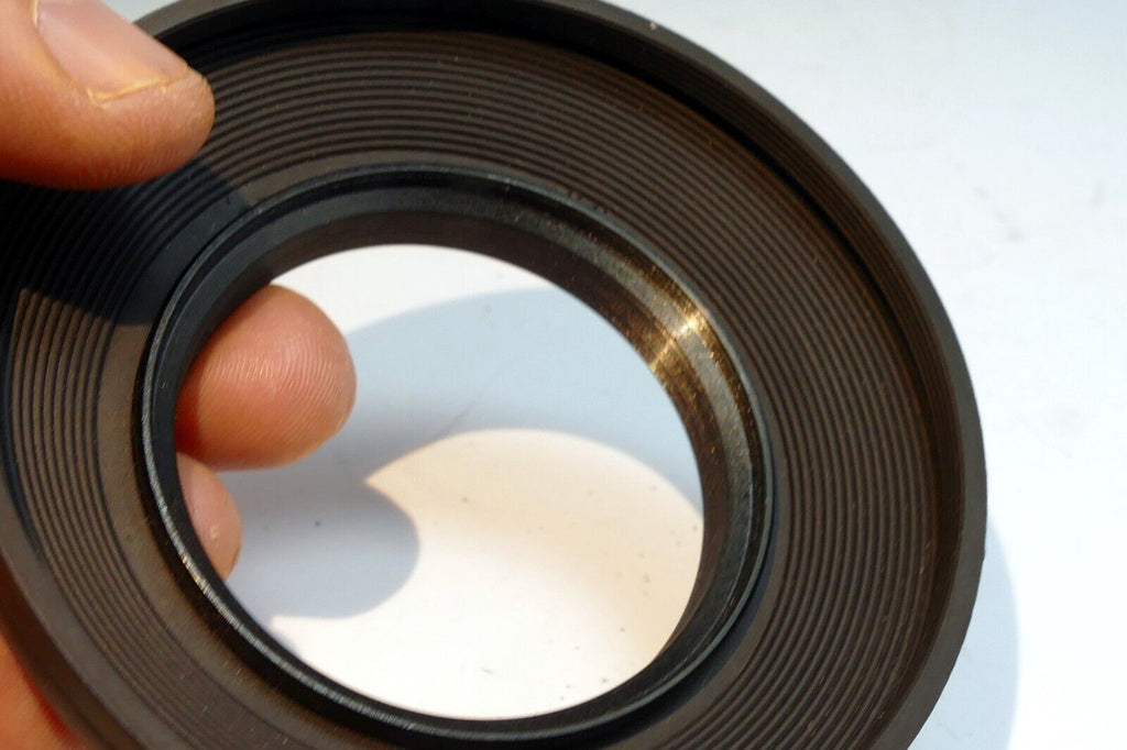 55mm Rubber  Lens Hood Shade Single threaded for wide angle 28mm f3.5