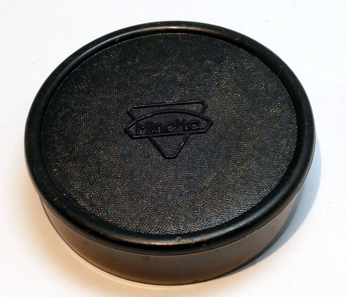 Minolta  Rear lens cap  MC MD SR SRT mount  28mm f3.5 50mm f1.7 Rokkor PF Celtic