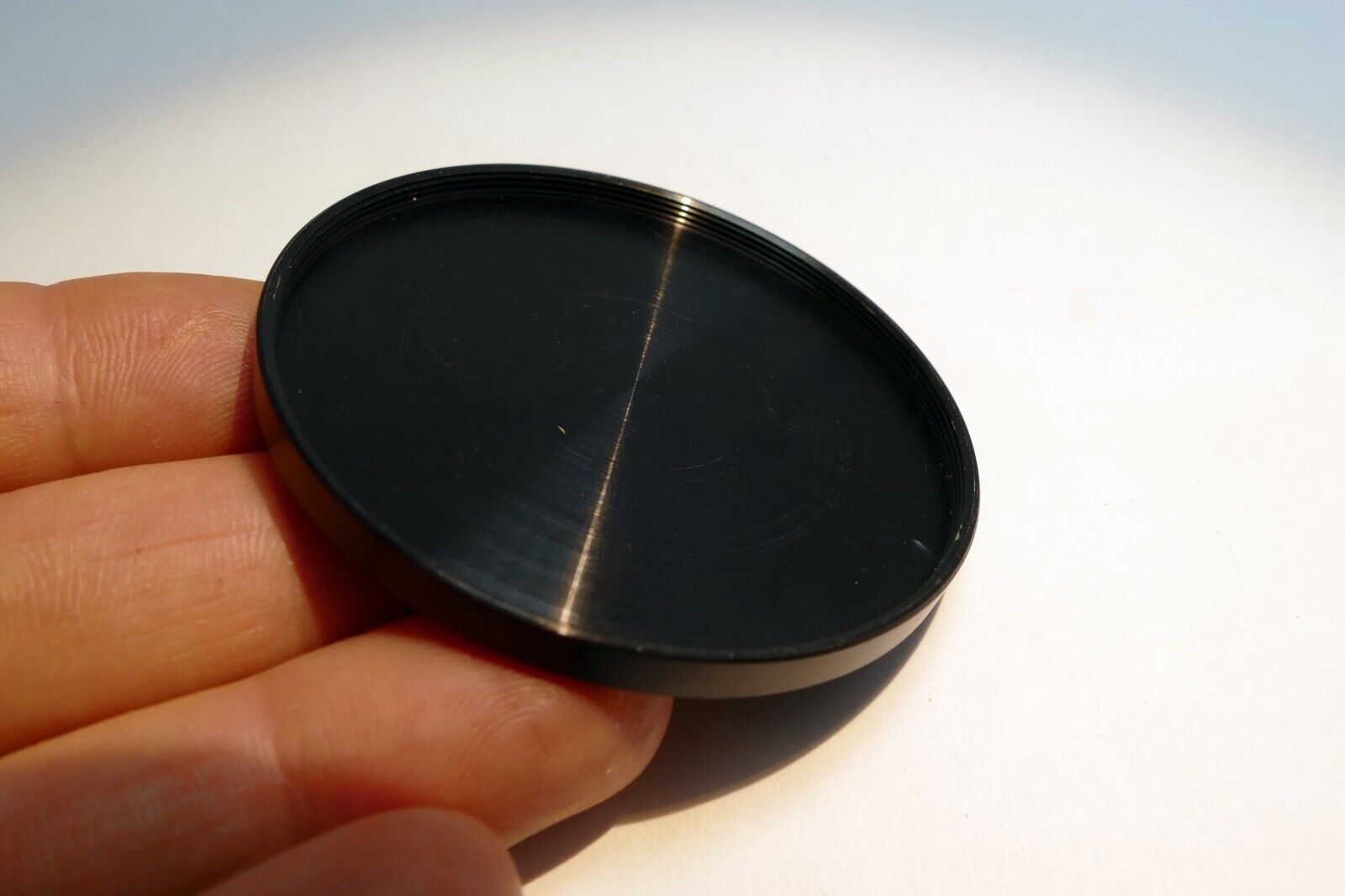 Metal 62mm Cap threaded for filter stacking w/ female threads