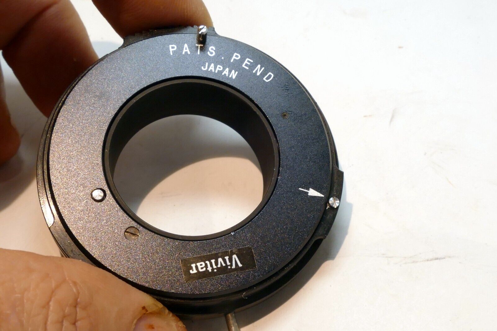 Vivitar T4 to M42 Pentax Spotmatic Camera mount adapter Ring
