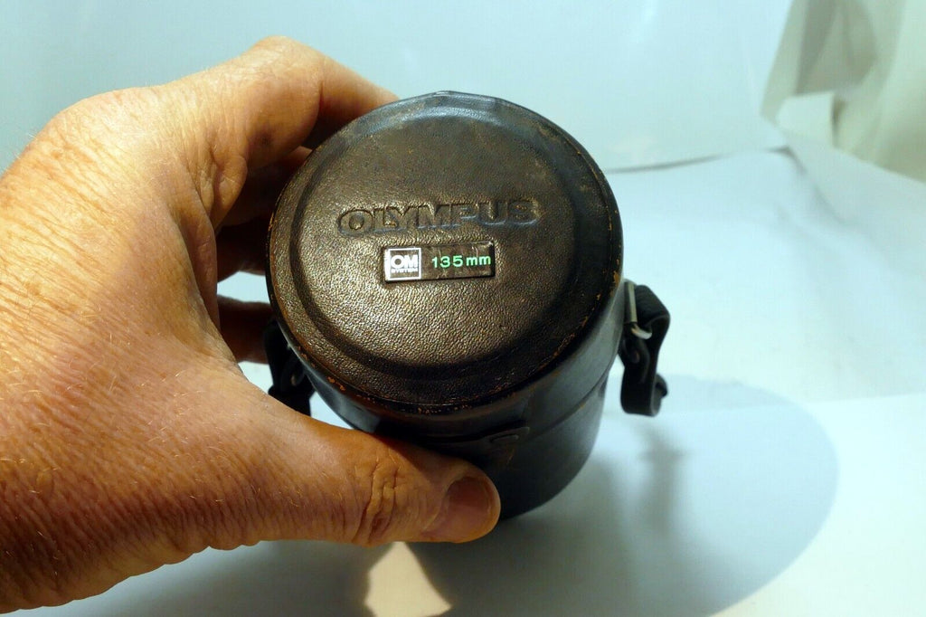 Olympus Hard Lens Case for OM 135mm f3.5 -  genuine OEM