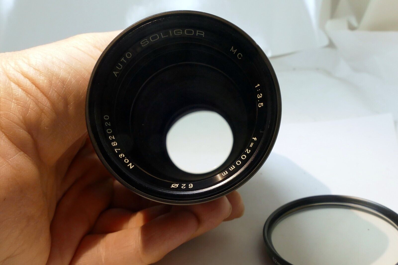 Soligor 200mm f3.5 for Olympus OM manual focus Telephoto prime Lens