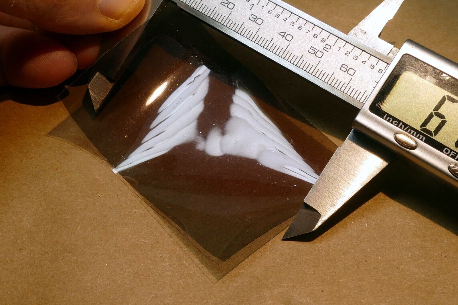 Microscope 5X7cm 50X70mm polarizing filter POL. 65 gel