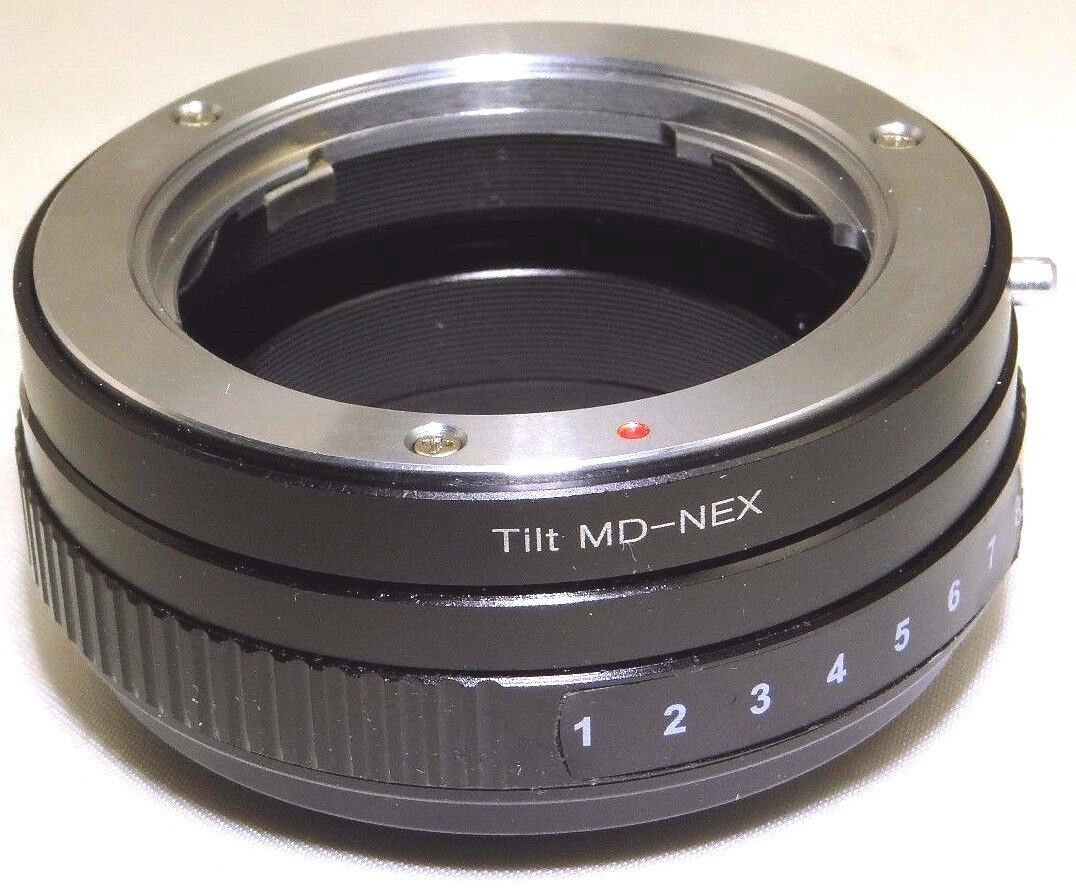 TILT Minolta MD Lens mount adapter Ring to Sony NEX E Camera ILCE VG10 A7R α6400