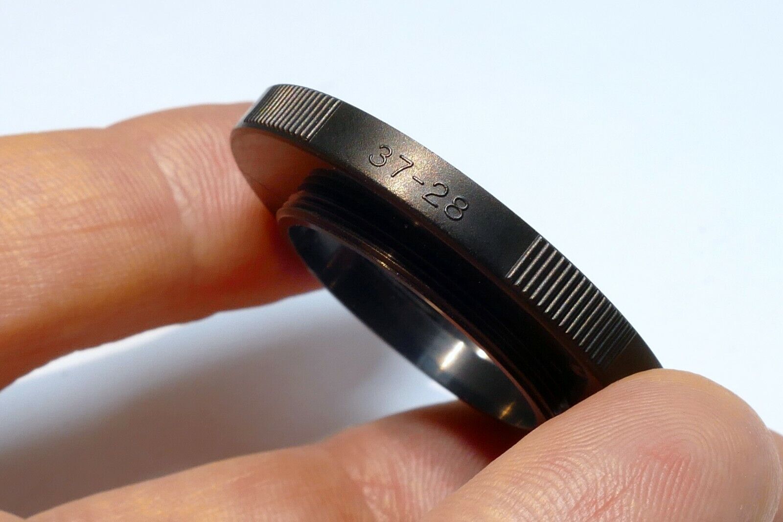 28mm to 37mm Step Up Plastic  lens ring adapter  screw in threaded