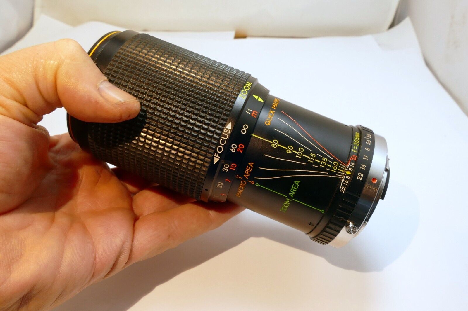 Promaster 80-205mm f3.8  lens with FUNGUS for Olympus OM (AS IS Parts or Repair)
