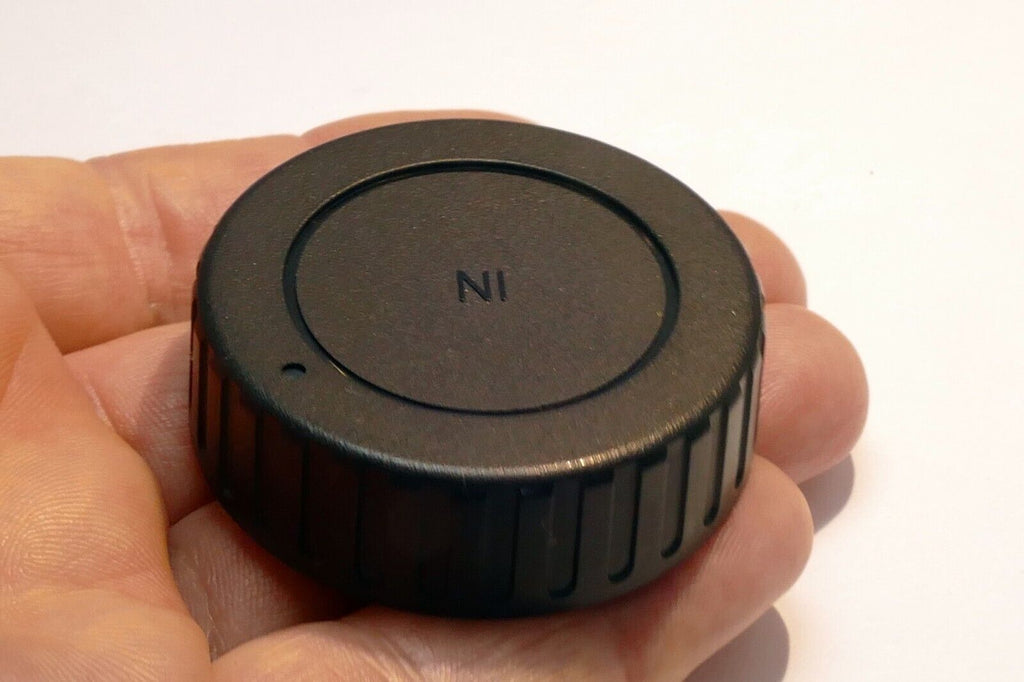 F Rear Lens Cap for 50mm f1.8 lens vintage "Ni"