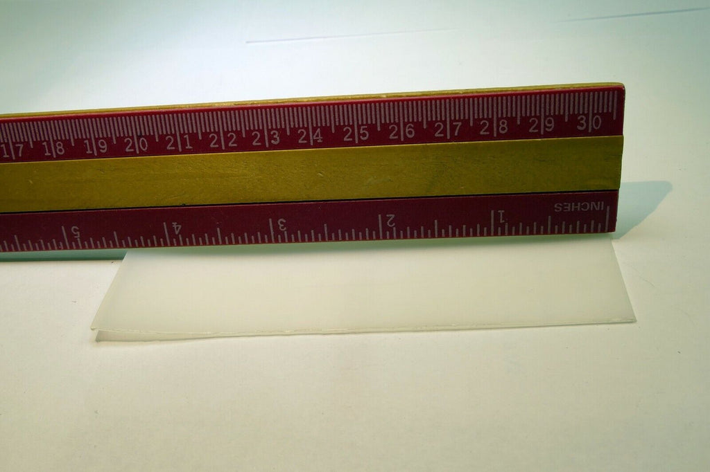 Lindahl Vignette White Mask 2X4.5" Serrated Bottom Arc  white high key